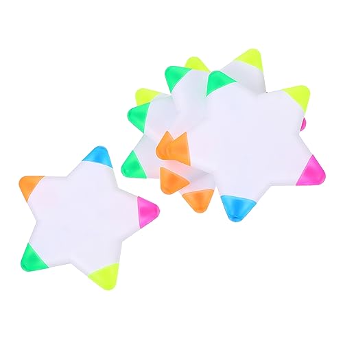 Housoutil 1 Satz Fünf-farben-highlighter Kind Mehrfarbig Star Fluoreszierende Stifte Marker Markierungen Pastell Schreibwaren Für Studenten Kreative Highlighter Plastik Bunt 6 Stück Housoutil 1 Satz Fünf-farben-highlighter Kind Mehrfarbig Star Fluoreszierende Stifte Marker Markierungen Pastell Schreibwaren Für Studenten Kreative Highlighter Plastik Bunt 6 Stück von Housoutil