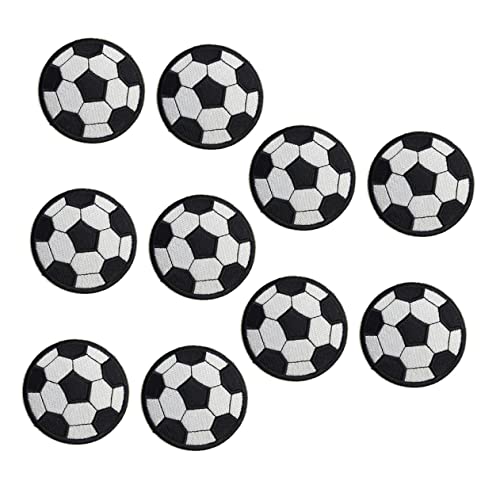 Housoutil 1 Satz Fußball Patches Für Diy Bügel Und Nähapplikationen Zur Reparatur Von Kleidung Hochwertige Stickerei Aufnäher Für Shirts Jacken Und Taschen 20 Stück Housoutil 1 Satz Fußball Patches Für Diy Bügel Und Nähapplikationen Zur Reparatur Von Kleidung Hochwertige Stickerei Aufnäher Für Shirts Jacken Und Taschen 20 Stück von Housoutil