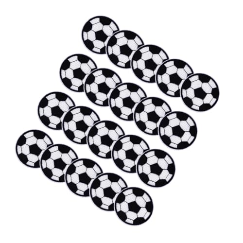 Housoutil 1 Satz Fußball Stickerei Patches Zum Aufnähen Diy Applikationen Für Kleidung Taschen Und Handwerk Waschbare Und Hautfreundliche Flicken Durchmesser 20 Stück Housoutil 1 Satz Fußball Stickerei Patches Zum Aufnähen Diy Applikationen Für Kleidung Taschen Und Handwerk Waschbare Und Hautfreundliche Flicken Durchmesser 20 Stück von Housoutil