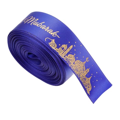 Housoutil 1 Satz Geschenkband Für Ramadan Feiern Yards Wunderschönes Party Dekorationsband Für Diy Projekte Und Geschenkverpackungen Vielseitig Einsetzbar Für Festliche Anlässe 2 Stück von Housoutil