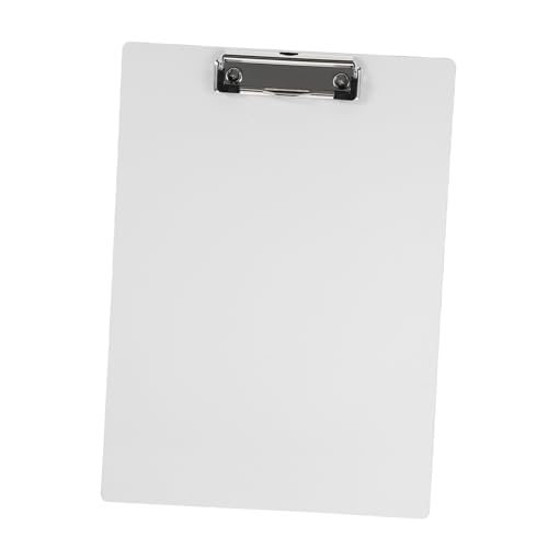 Housoutil 1 Satz Gürtelclip-Schreibblock Klemmbretter für das Klassenzimmer Krankenschwester Zwischenablage süßes Klemmbrett Zwischenablage zeichnen MDF-Platte Weiß von Housoutil
