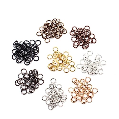 Housoutil 1 Satz Haarring Offener Biegering Runder Formring Karabinerverschlüsse Silber 180 Stück Housoutil 1 Satz Haarring Offener Biegering Runder Formring Karabinerverschlüsse Silber 180 Stück von Housoutil