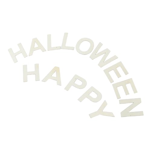 Housoutil 1 Satz Holzbuchstaben für Halloween Unbehandelte Holzscheiben zum Basteln und Dekorieren Hohe Buchstaben für Happy Halloween Diy Bastelmaterialien für Festliche Anlässe und Housoutil 1 Satz Holzbuchstaben für Halloween Unbehandelte Holzscheiben zum Basteln und Dekorieren Hohe Buchstaben für Happy Halloween Diy Bastelmaterialien für Festliche Anlässe und von Housoutil