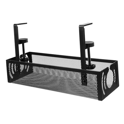 Housoutil 1 Satz Kabelmanagement-Rack Kabelhalter Kabelführungsfach unter dem Schreibtisch unter der Schreibtischablage Kabelmanagement-Organizer-Kit Eisen Black Housoutil 1 Satz Kabelmanagement-Rack Kabelhalter Kabelführungsfach unter dem Schreibtisch unter der Schreibtischablage Kabelmanagement-Organizer-Kit Eisen Black von Housoutil