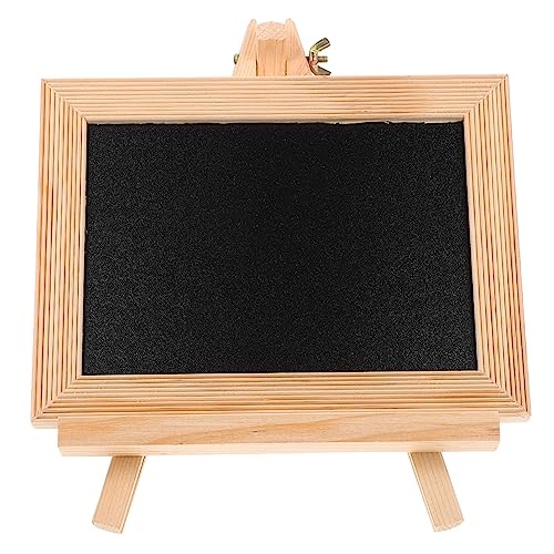 Housoutil 1 Satz Kalligraphie -Zeichnungsbrett für erster Schultag dünn Oh klein Gekritzel malen Zeichenbrett Tischschreibtafel Desktop-Tafel hölzern Black von Housoutil