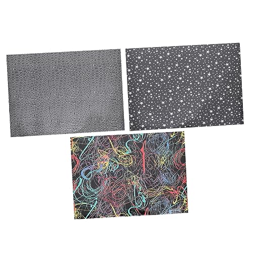 Housoutil 1 Satz Kreative Selbstklebende Vinylfolien Für Diy Bekleidungsdruck Mixed Color Für Bastelprojekte Und Dekorationen 3 Stück von Housoutil