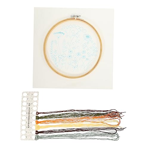 Housoutil 1 Satz Kreuzstich Set Blumenmuster DIY Stickerei Set für Anfänger Anleitung Farbigen Fäden und Stickrahmen Handarbeiten und Projekte Housoutil 1 Satz Kreuzstich Set Blumenmuster DIY Stickerei Set für Anfänger Anleitung Farbigen Fäden und Stickrahmen Handarbeiten und Projekte von Housoutil