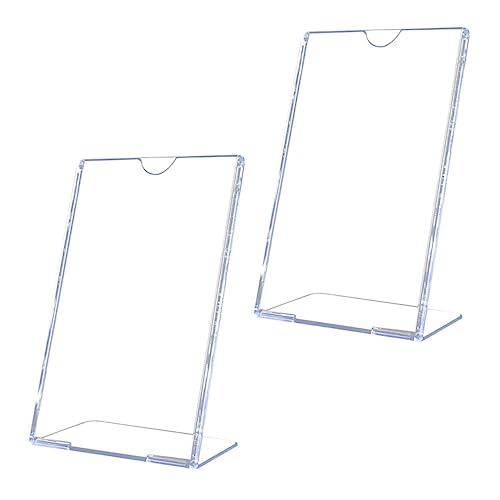 Housoutil 1 Satz L-förmiger Tisch Halter Papierständer Staffelei Stehen Einzelhandelskapitalschildinhaber Desktop-anzeigeschild Dokumentenständer Vertikalständer Aus Kunststoff Acryl 2 Stück Housoutil 1 Satz L-förmiger Tisch Halter Papierständer Staffelei Stehen Einzelhandelskapitalschildinhaber Desktop-anzeigeschild Dokumentenständer Vertikalständer Aus Kunststoff Acryl 2 Stück von Housoutil