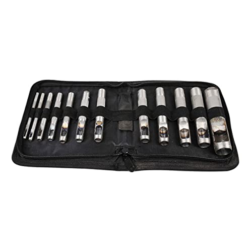Housoutil 1 Satz Lochstichern für Leder mit Lochstanzern Gürtellocher für Präzise Leder für Heimwerker und Profis Housoutil 1 Satz Lochstichern für Leder mit Lochstanzern Gürtellocher für Präzise Leder für Heimwerker und Profis von Housoutil