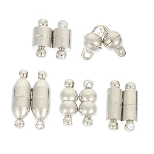 Housoutil 1 Satz Magnetische Verschlüsse Für Schmuckherstellung Diy Armbänder Und Einzigartiges Design Für Projekte Und 5 Paare von Housoutil