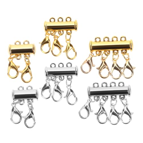 Housoutil 1 Satz Magnetverschluss Halskette Verbindungsstück Für Diy Schmuck Schichtverschluss Für Mehrlagige Ketten Einfach Zu Handhaben Für Armbänder 6 Stück Housoutil 1 Satz Magnetverschluss Halskette Verbindungsstück Für Diy Schmuck Schichtverschluss Für Mehrlagige Ketten Einfach Zu Handhaben Für Armbänder 6 Stück von Housoutil