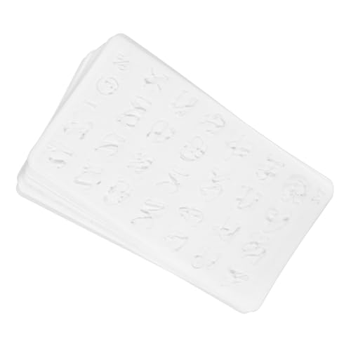 Housoutil 1 Satz Malvorlage Kursive Schablonenbuchstaben Wortschablonen Malen Klein Kunst Journal -schablone Groß Alphabet-vorlage Schablonen Zum Zeichnen Papier Weiß Das Haustier 20 Blatt von Housoutil