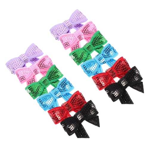 Housoutil 1 Satz Mini Schleifen Applikationen Für Diy Bastelarbeiten Glänzende Pailletten Zufällige Farben Für Haar Und Kleiderdekoration Zufällige Farbe 12 Stück Housoutil 1 Satz Mini Schleifen Applikationen Für Diy Bastelarbeiten Glänzende Pailletten Zufällige Farben Für Haar Und Kleiderdekoration Zufällige Farbe 12 Stück von Housoutil