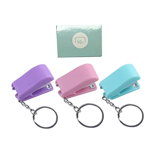 Housoutil 1 Satz Mini Staplerschlüsselkette Hefter mini tragbar Bürowefter schlüsselanhänger winziger Hefter hängendes Hefterdekor hängender Mini-Hefter Metall Housoutil 1 Satz Mini Staplerschlüsselkette Hefter mini tragbar Bürowefter schlüsselanhänger winziger Hefter hängendes Hefterdekor hängender Mini-Hefter Metall von Housoutil
