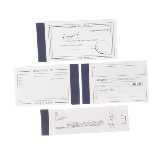 Housoutil 1 Satz Notizblöcke Mit Einzigartigem Druckdesign Praktische Memo Pads Für To Do Listen Für Büro Schule Und Zuhause 4 Stück von Housoutil