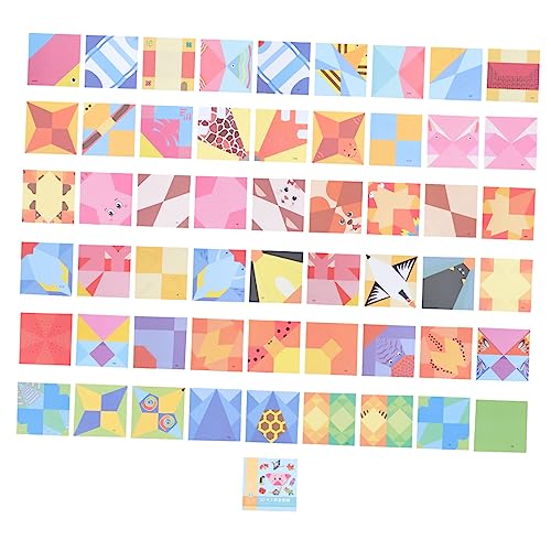 Housoutil 1 Satz Origami Papier für Farbenfrohes Faltpapier für Bastelprojekte Leicht und Tragbar Fördert Entwicklung für Diy Kunsthandwerk Housoutil 1 Satz Origami Papier für Farbenfrohes Faltpapier für Bastelprojekte Leicht und Tragbar Fördert Entwicklung für Diy Kunsthandwerk von Housoutil