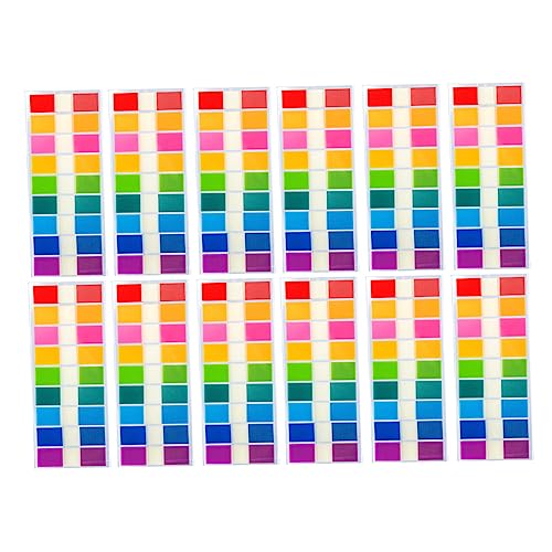 Housoutil 1 Satz Page Marker Haftstreifen Fluoreszierende Index Tabs Für Bücher Notizen Und Planer Wiederverwendbare Haftnotizen Für Schule Büro Und Zuhause 900 Stück von Housoutil