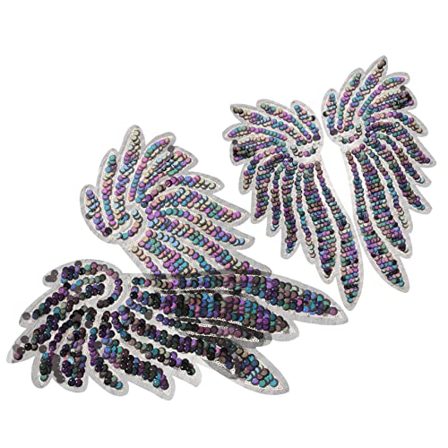 Housoutil 1 Satz Pailletten-flügel-patch Mädchen Party Engel Funkeln Weihnachten Dekorativer Flügel Glitzerflecken Fabric Pailletten Patch Applique Patches Stickereiflecken Polyester 2 Paare Housoutil 1 Satz Pailletten-flügel-patch Mädchen Party Engel Funkeln Weihnachten Dekorativer Flügel Glitzerflecken Fabric Pailletten Patch Applique Patches Stickereiflecken Polyester 2 Paare von Housoutil