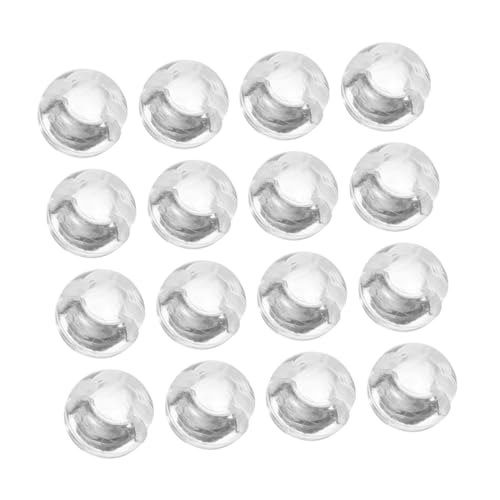 Housoutil 1 Satz Perlenschnallenhalter Ersatz Kette Jalousie Blindes Zubehör Blindstopper Bad Vertikale Blinde Teile Perlenstopper Lamellenzubehör Stoppen Sie Perlen Pom Transparent 24 Stück von Housoutil