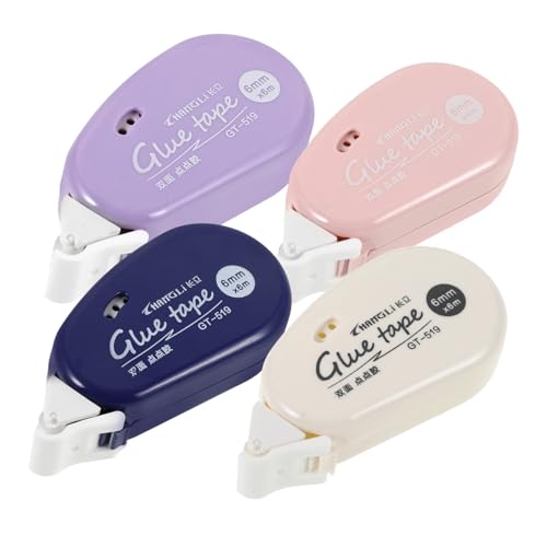 Housoutil 1 Satz Punktklebeband Einseitig Doppelseitige Klebebandrolle Punktwalze Schüttgut Spender Doppelseitiges Klebeband Bandrollengriff Klebeband Für Scrapbooking Das Haustier 4 Stück von Housoutil