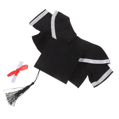 Housoutil 1 Satz Puppen-Abschlussrobe Abschlusskappe und Kragen Grad Bear Cap Stofftierhutkragen Grad Cap für Puppe Bären Sie Puppenhüte dekoratives Puppendekor Polyester Housoutil 1 Satz Puppen-Abschlussrobe Abschlusskappe und Kragen Grad Bear Cap Stofftierhutkragen Grad Cap für Puppe Bären Sie Puppenhüte dekoratives Puppendekor Polyester von Housoutil