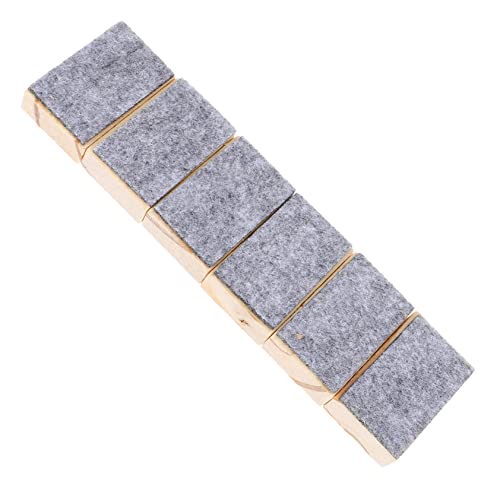 Housoutil 1 Satz Radiergummi Home Indoor Board Büro Bambus 20 Stück von Housoutil