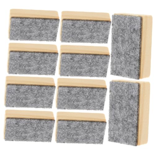 Housoutil 1 Satz Radiergummi Reiniger Kreidetafel Schwarz Schule Löschbaren Tafel Reinigungstücher Filz 10 Stück Housoutil 1 Satz Radiergummi Reiniger Kreidetafel Schwarz Schule Löschbaren Tafel Reinigungstücher Filz 10 Stück von Housoutil