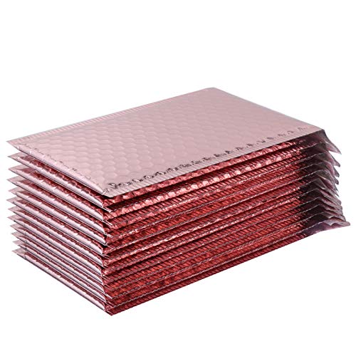 Housoutil 1 Satz Roségold Wasserdichte Gepolsterte Versandtaschen Für Sicheren Versand Für Und Lagerung Selbstklebend Und Robust 12 Stück von Housoutil