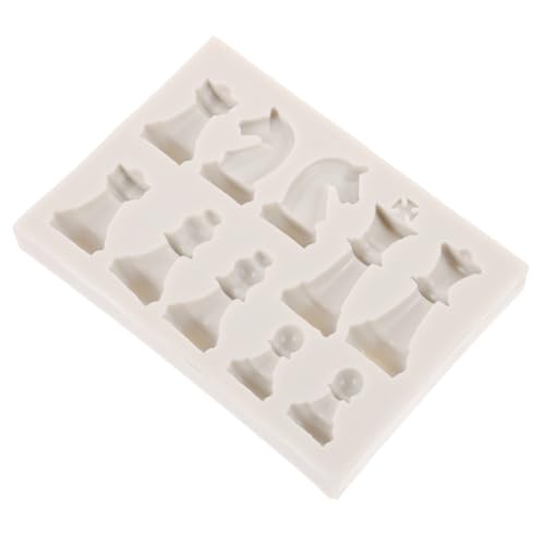 Housoutil 1 Satz Schachform Internationales Schach Herstellung Hersteller Schlüssel DIY-Formen zum Herstellen Schach Silikonform Schachguss-Silikonform Gussformen Kieselgel von Housoutil