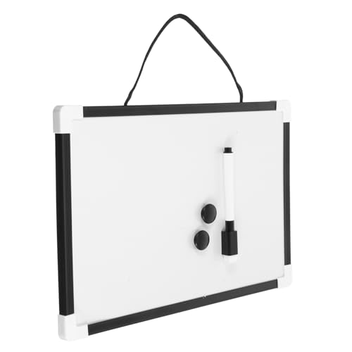 Housoutil 1 Satz Schreibtafel Für Magnetisches Zeichenbrett Magnetische, Trocken Abwischbare Tafel Hängendes Whiteboard Trocken Abwischbare Magnettafel Kleine Tafel Schwarz Pvc von Housoutil