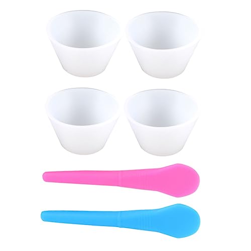 Housoutil 1 Satz Silikon Mischbecher mit Rührstäbchen für Epoxidharz Diy Große Silikonbecher Farbige Sticks Zubehör für Kreative Projekte und Bastelarbeiten von Housoutil