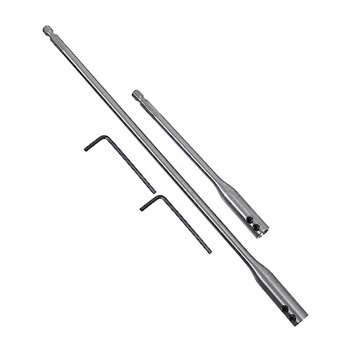 Housoutil 1 Satz Spaten-Bit-Verlängerungssatz Bohrer Handwerkzeug für Zimmerei inklusive Verlängerungen mit Schraubenschlüssel für schwer erreichbare Schrauben und maximale Kontrolle Housoutil 1 Satz Spaten-Bit-Verlängerungssatz Bohrer Handwerkzeug für Zimmerei inklusive Verlängerungen mit Schraubenschlüssel für schwer erreichbare Schrauben und maximale Kontrolle von Housoutil