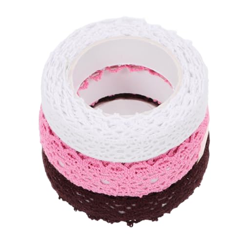 Housoutil 1 Satz Spitzenklebeband Für Spitzenbänder Bunt Handwerk Dekorative Bänder Farben Spitzenbanddekore Dekoratives Spitzenband Bänder Mit Spitzenmuster Diy-klebebänder Stoff 3rollen Housoutil 1 Satz Spitzenklebeband Für Spitzenbänder Bunt Handwerk Dekorative Bänder Farben Spitzenbanddekore Dekoratives Spitzenband Bänder Mit Spitzenmuster Diy-klebebänder Stoff 3rollen von Housoutil