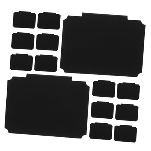 Housoutil 1 Satz Tag -speicherbox Clips Supermarkt Organisation Clip Für Korbetiketten Lebensmitteletiketten Werbeclip-label Plastikmerchandise -zeichenklammerhalter Pp Schwarz 15 Stück von Housoutil