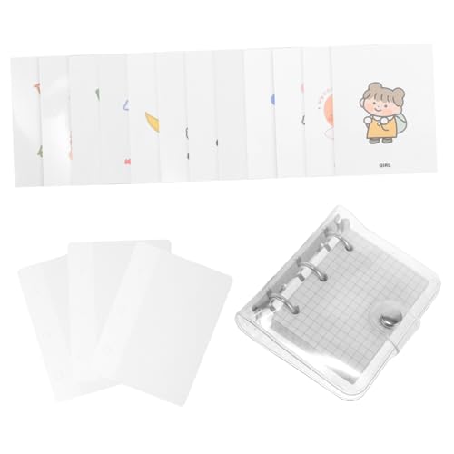Housoutil 1 Satz Taschenbuch notizbuch klein Mini -Taschen -Notizbilder Notizbuch Binder winzig büromaterial office supplies Zubehör aufnehmen dekoratives kleines Notizbuch Papier Silver von Housoutil