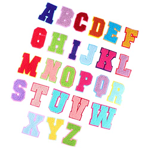 Housoutil 1 Satz Teiliges Applikations Patches Für Kleidung Diy Bestickung Für Taschen Hüte Für Persönliche Gestaltung Und 26 Stück von Housoutil