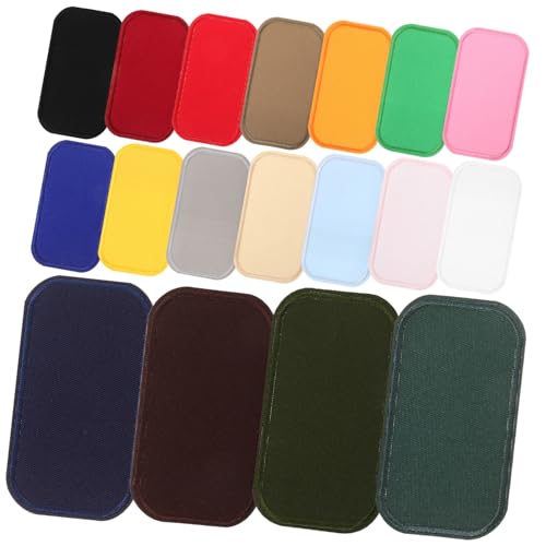 Housoutil 1 Satz Teiliges Bestickte Aufnäher Zum Aufnähen Für Kleidung Diy Bastelbedarf Vielseitige Stoffpatches Für Shirts Kissen Vorhänge Tischdecken Reparaturen Und Dekoration 18 Stück von Housoutil