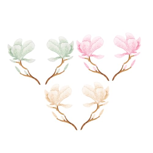 Housoutil 1 Satz Teiliges Blumenförmige Stickpatches Bestickte Reparaturapplikationen Für Kleidung Für Jeans Und Handarbeiten Langlebig Und Praktisch 6 Stück Housoutil 1 Satz Teiliges Blumenförmige Stickpatches Bestickte Reparaturapplikationen Für Kleidung Für Jeans Und Handarbeiten Langlebig Und Praktisch 6 Stück von Housoutil