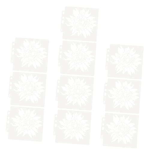 Housoutil 1 Satz Teiliges Blumenmuster Schablonen Wiederverwendbare Diy Malvorlagen Für Bastelprojekte Für Erwachsene Für Stifte Und Marker 10 Stück Housoutil 1 Satz Teiliges Blumenmuster Schablonen Wiederverwendbare Diy Malvorlagen Für Bastelprojekte Für Erwachsene Für Stifte Und Marker 10 Stück von Housoutil