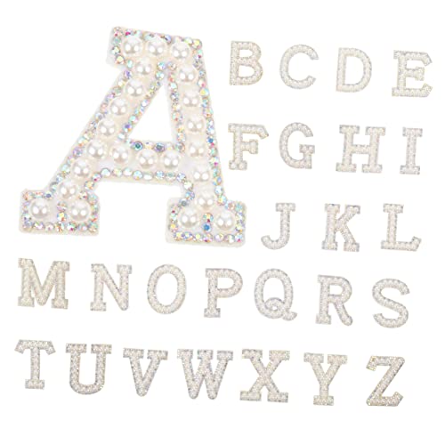 Housoutil 1 Satz Teiliges Buchstaben Patches Mit Strass Für Kleidung Bügel Und Näh Applikationen Selbstklebend Für Jacken Rucksäcke Und Diy Projekte 26 Stück Housoutil 1 Satz Teiliges Buchstaben Patches Mit Strass Für Kleidung Bügel Und Näh Applikationen Selbstklebend Für Jacken Rucksäcke Und Diy Projekte 26 Stück von Housoutil