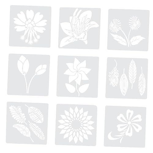 Housoutil 1 Satz Teiliges Cartoon Malschablonen Für Zeichenschablonen Für Kreative Projekte Diy Scrapbooking Kunsthandwerk Für Jungen Und Mädchen 18 Stück von Housoutil