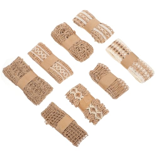 Housoutil 1 Satz Teiliges Diy Dekorationsband Leinen Kreative Webbänder Für Bastelarbeiten Bekleidung Und Geschenkverpackung Vielseitig Einsetzbar Verschiedenen Stilen 8 Stück Housoutil 1 Satz Teiliges Diy Dekorationsband Leinen Kreative Webbänder Für Bastelarbeiten Bekleidung Und Geschenkverpackung Vielseitig Einsetzbar Verschiedenen Stilen 8 Stück von Housoutil