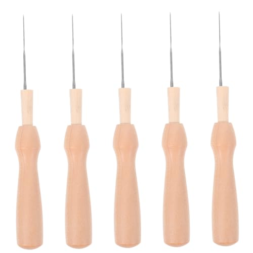 Housoutil 1 Satz Teiliges Filznadeln Für Diy Wollfilz Einstellbare Stanznadeln Für Anfänger Profis Für Vliesstoffe Garn Und Dünne Stoffe Filzen Zubehör Für Projekte 5 Stück von Housoutil