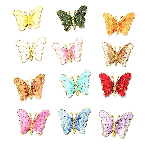 Housoutil 1 Satz Teiliges Schmetterlings Patches Zum Aufbügeln Bestickte Applikationen Für Kleidung Taschen Hüte Und Mehr Diy Reparatur Und Dekoration 12 Stück Housoutil 1 Satz Teiliges Schmetterlings Patches Zum Aufbügeln Bestickte Applikationen Für Kleidung Taschen Hüte Und Mehr Diy Reparatur Und Dekoration 12 Stück von Housoutil