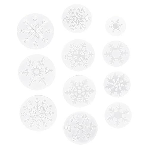 Housoutil 1 Satz Teiliges Silikonform Für Schneeflocken Diy Kristall Epoxy Gießform Für Handgefertigte Schmuckstücke Vielseitig Einsetzbar Und Leicht Zu Reinigen 11 Stück von Housoutil