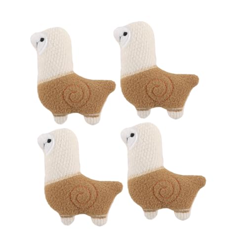 Housoutil 1 Satz Teiliges Tierapplikationsset Alpaka Patches Zum Aufnähen Für Diy Bekleidung Dekoration Und Handarbeiten Plüschapplikationen Für Kleidung Und Bastelprojekte 4 Stück von Housoutil