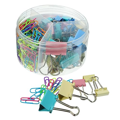 Housoutil 1 Satz Ticketclip -Büroklammer -Set farbig geformt Bindemittel Bürobedarf Büroklammer zum Organisieren Papierclip -Kit Klammern fürs Büro Office -Datei Clips Büroclips Kit Metall Housoutil 1 Satz Ticketclip -Büroklammer -Set farbig geformt Bindemittel Bürobedarf Büroklammer zum Organisieren Papierclip -Kit Klammern fürs Büro Office -Datei Clips Büroclips Kit Metall von Housoutil