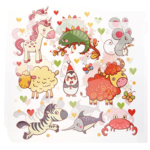 Housoutil 1 Satz Tiermotiv Bügelbilder Wärmetransferpapier Für Kinderbekleidung Tierdesign Für T Shirts Hoodies Und Jeans Diy Aufnäher Einfach Aufzubügeln Langlebig Und Praktisch 2blätter Housoutil 1 Satz Tiermotiv Bügelbilder Wärmetransferpapier Für Kinderbekleidung Tierdesign Für T Shirts Hoodies Und Jeans Diy Aufnäher Einfach Aufzubügeln Langlebig Und Praktisch 2blätter von Housoutil