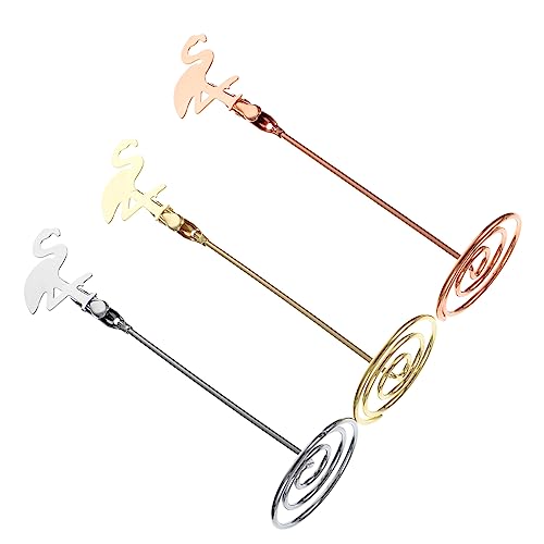 Housoutil 1 Satz Tischkartenhalter Flamingo Metallclips Für Hochzeiten Memo Stand Für Fotos Und Notizen Dekoration Für Desktop Gold Silber Roségold 3 Stück Housoutil 1 Satz Tischkartenhalter Flamingo Metallclips Für Hochzeiten Memo Stand Für Fotos Und Notizen Dekoration Für Desktop Gold Silber Roségold 3 Stück von Housoutil