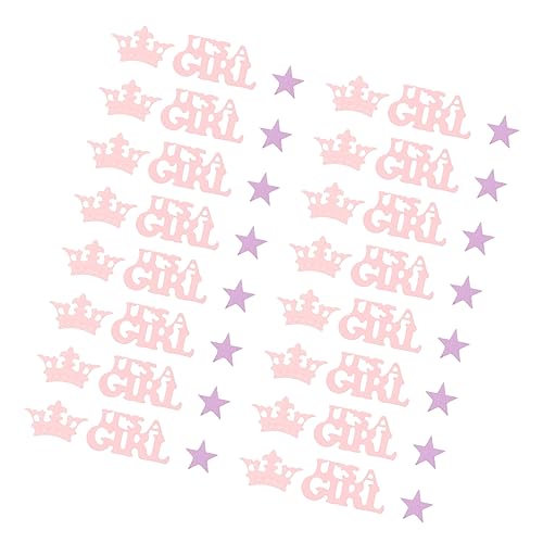 Housoutil 1 Satz Tischkonfetti für Babyparty Mädchenkrone und Sterne Dekorative Tischstreu für Gender Reveal Feierlichkeiten Tischdekoration für Shower und Tauffeste Housoutil 1 Satz Tischkonfetti für Babyparty Mädchenkrone und Sterne Dekorative Tischstreu für Gender Reveal Feierlichkeiten Tischdekoration für Shower und Tauffeste von Housoutil
